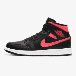 Women's Air Jordan 1 Mid "Black Siren Red" (BQ6472-004)