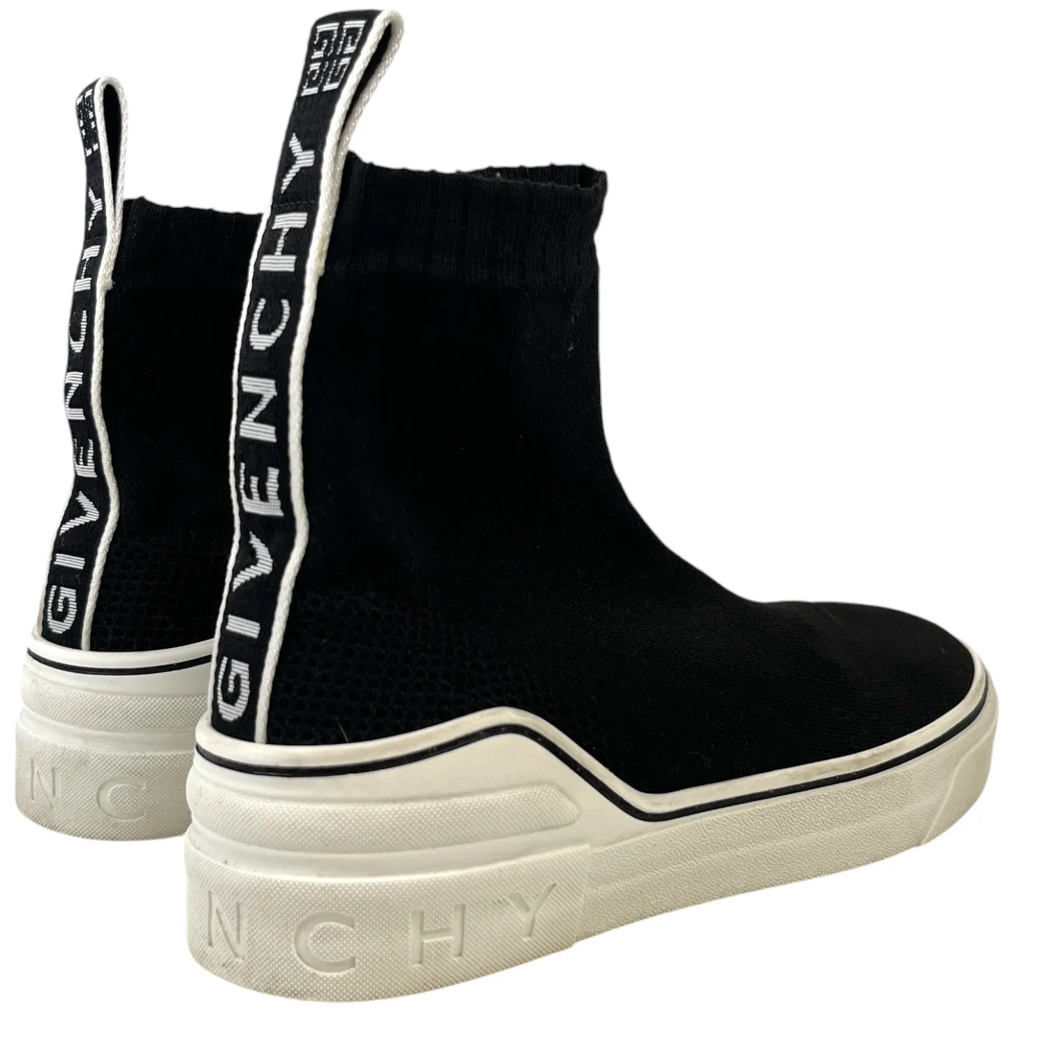 Women's George V Sock High Trainers Black Size EU 37 / UK 4