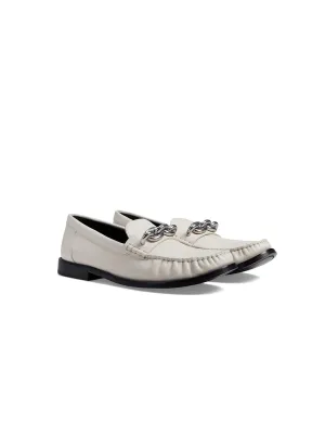 Women's Textured Moccasins,Off White